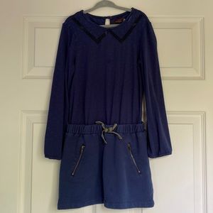 Catimini dress + cardigan